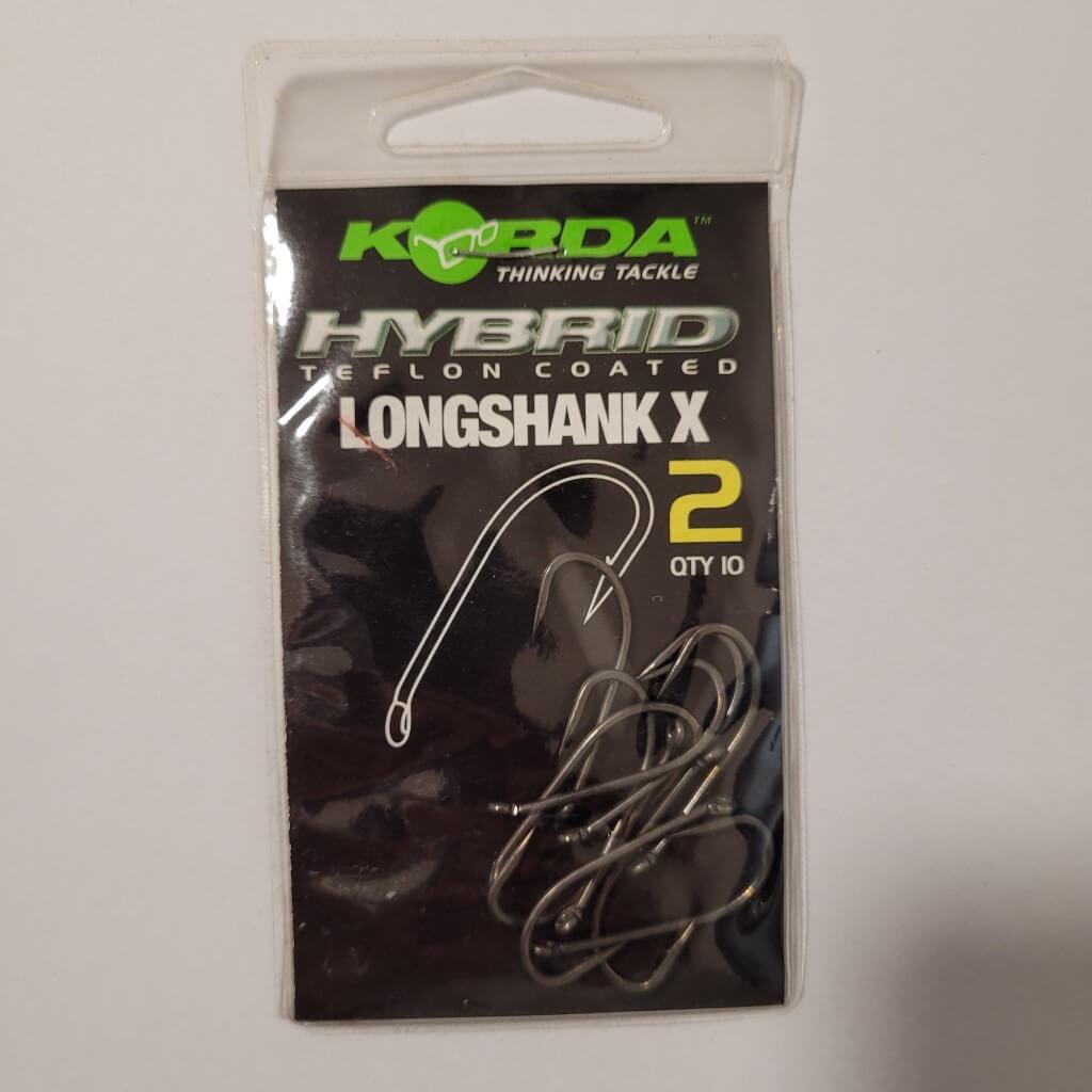 Крючки Korda HYBRID LONGSHANK LONGSHANK X 2 Korda חנות דייג Carpion