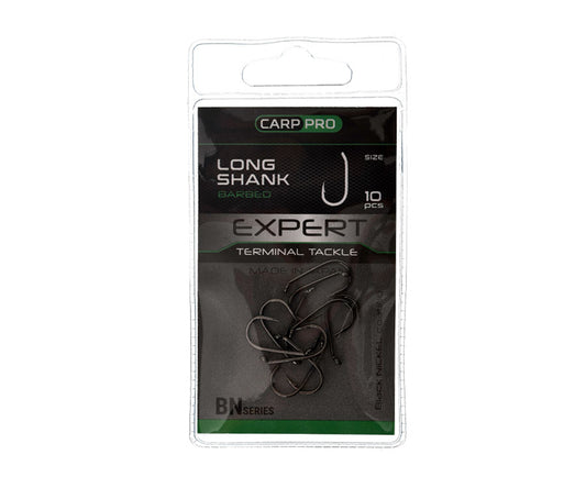 Крючки Carp Pro Black Nickel Long Shank №4 - Carpion -חנות דייג