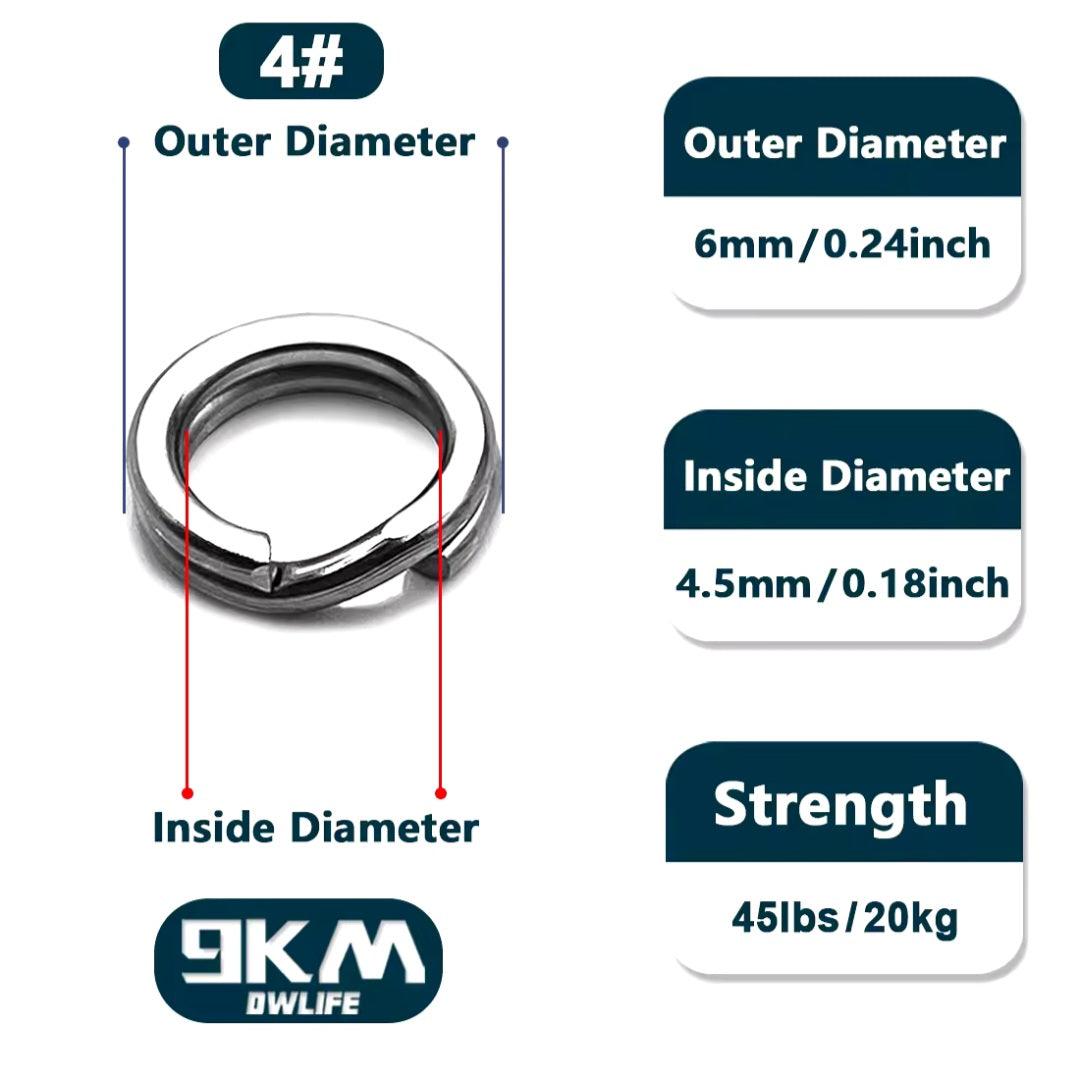 Заводные кольца Split Rings 20шт