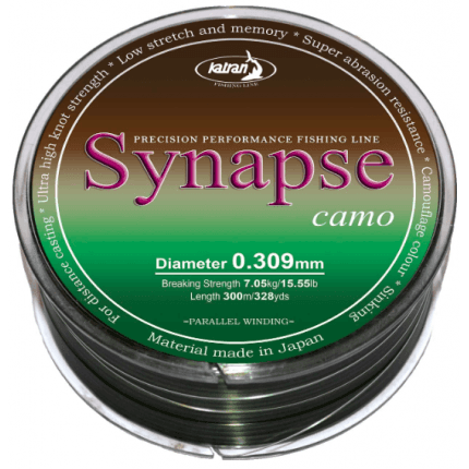Леска Synapse CARP camo 0.309мм 300м - Carpion - חנות דייג בישראל