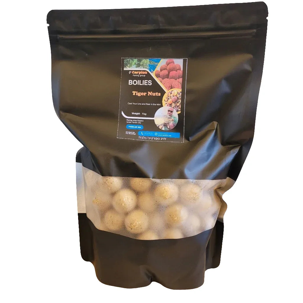 Бойлы прикормочные - Tiger nuts 24 мм Carpion חנות דייג Carpion