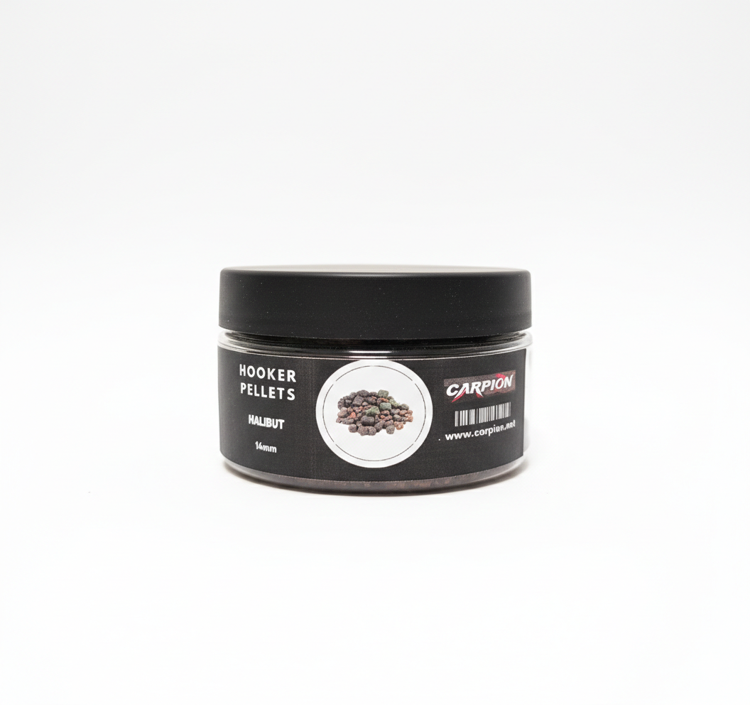 Hooker Pellets — Black Halibut (14mm) в магазине для рыбалки Carpion