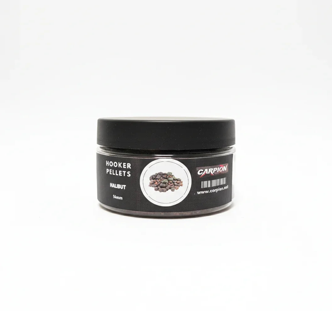 Hooker Pellets — Black Halibut (14mm) в магазине для рыбалки Carpion
