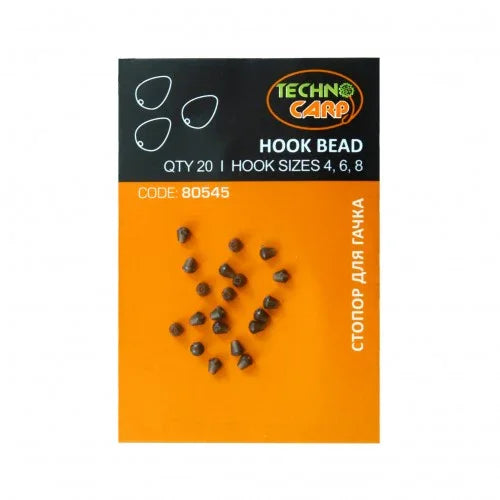 Стопор для крючка 20шт Technocarp חנות דייג Carpion