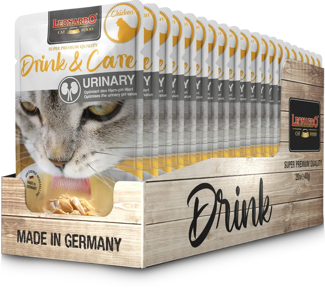 Leonardo Cat Food — Drink & Care Urinary (Курица) в магазине для рыбалки Leonardo