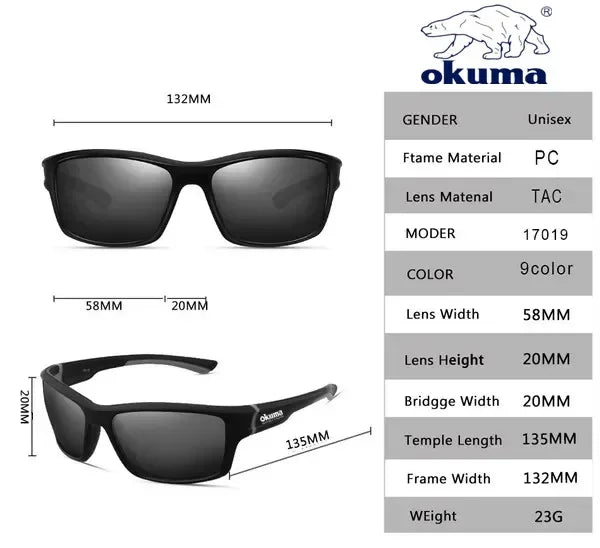 Солнцезащитные поляризационные очки Okuma