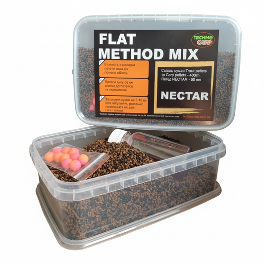 Flat Method Mix Nectar 400g + Liquid