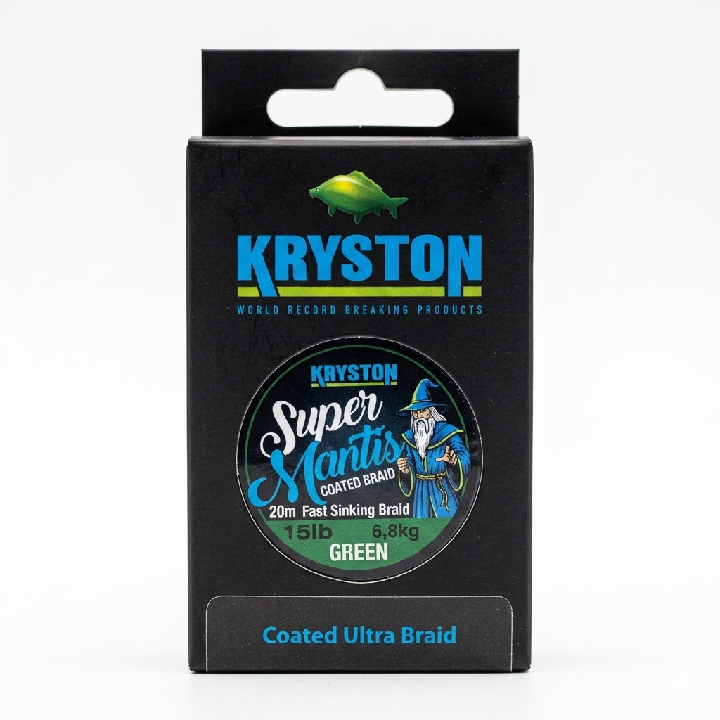 Kryston Super Mantis Coated (Green, 15 lb) в магазине для рыбалки Kryston