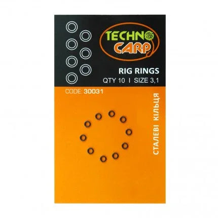 Кольца крючковые d 3.1 уп.10 шт. Technocarp חנות דייג
