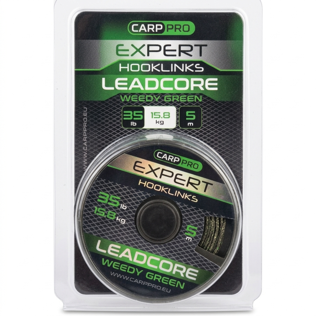 Carp Pro Expert Leadcore (Weedy Green) 35lb в магазине для рыбалки Carp Pro