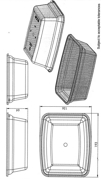 Пластиковые коробки на 1 л - Carpion - חנות דייג בישראל