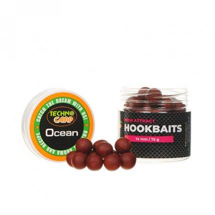 Бойлы насадочные HookBaits "Ocean" d.14мм, 75гр 10×14mm - Carpion -חנות דייג