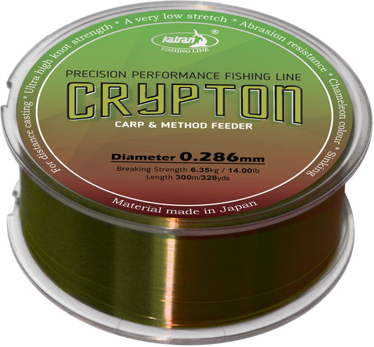 Леска Crypton Carp & method feeder 0,286 mm 300м