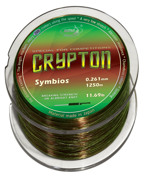 Леска Katran Crypton Symbios 0,261мм 1250м - Carpion - חנות דייג בישראל