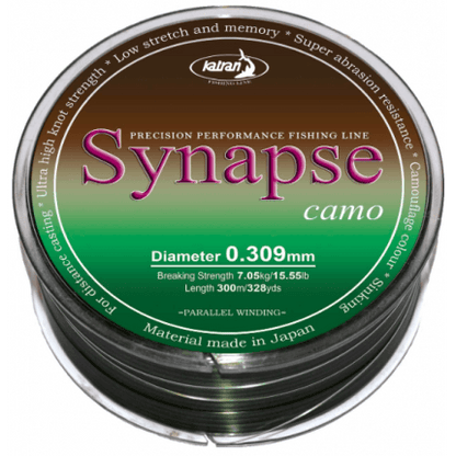 Леска Synapse CARP camo 0.309мм 300м - Carpion - חנות דייג בישראל