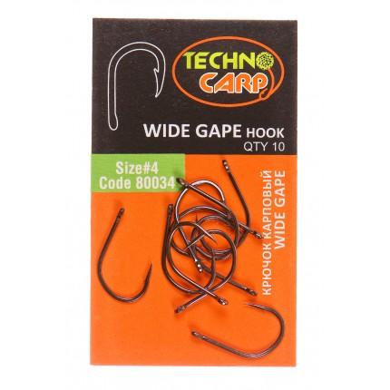 Крючок карповый "Wide Gape hook" №4 - Carpion -חנות דייג