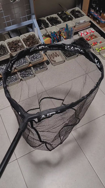 רשת נחיתה Kaida סט ידית 1.9 מטר וראש 55×55 ס"מ