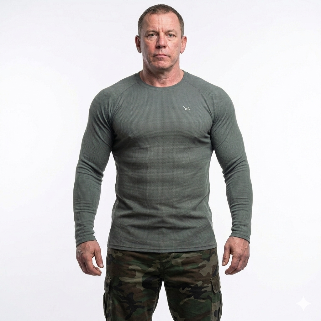 Тактическая термофутболка Ferrino Tactical Shield (Olive Drab) в магазине для рыбалки Ferrino