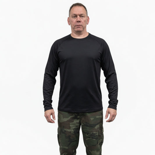 Тактическая терморубашка Ferrino Tactical Shield (Black Heavy Duty) 5XL в магазине для рыбалки Ferrino