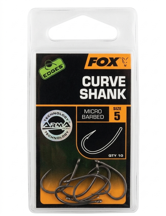 Крючки Fox Edges Arma Point Curve Shank №5 в магазине для рыбалки Fox