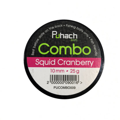 Puhach Baits Combo 10 мм — Squid Cranberry (кальмар / клюква) в магазине для рыбалки Puhach
