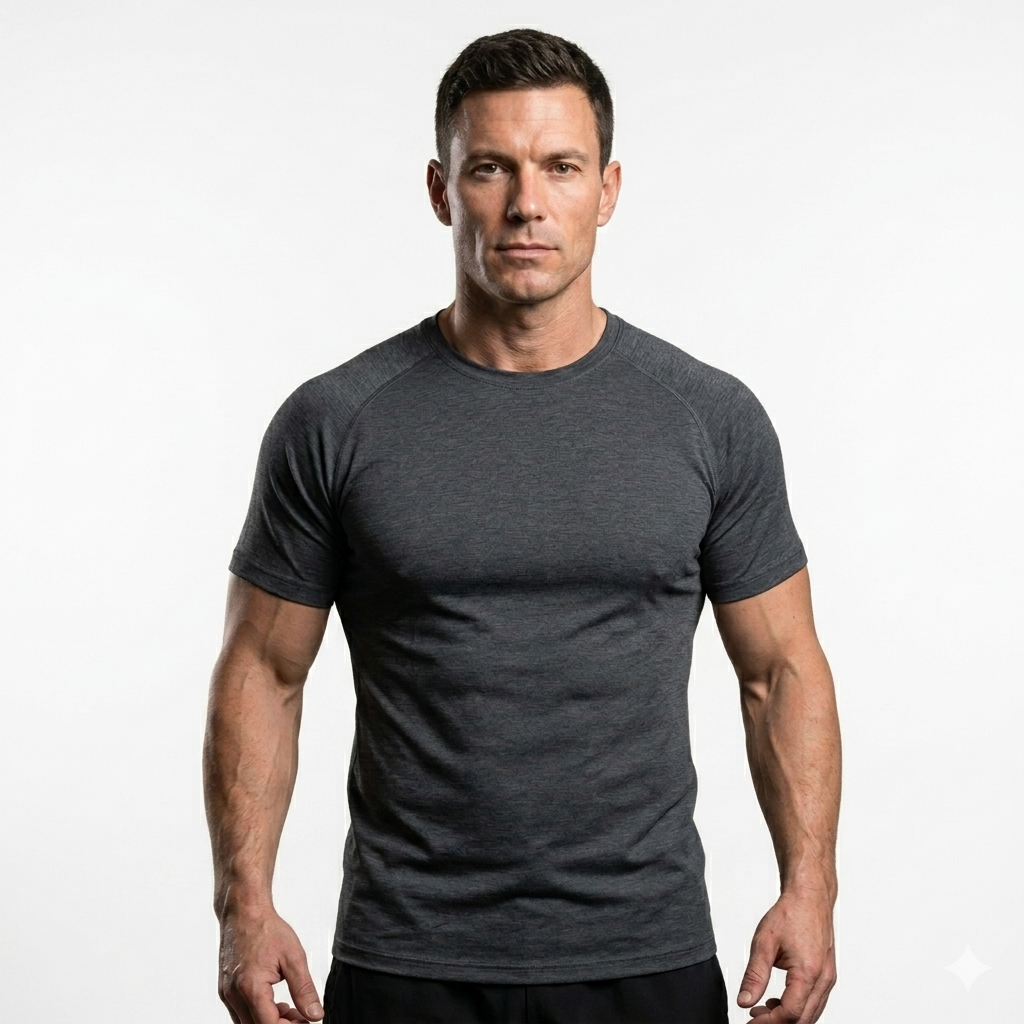 Спортивная футболка Red Line (Dark Grey Heather) 2XL в магазине для рыбалки Red line