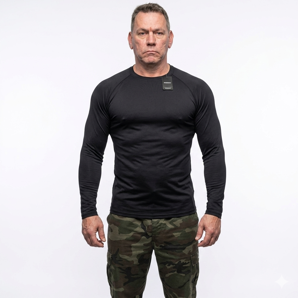Тактическая терморубашка Ferrino Tactical Shield (Black) 6XL в магазине для рыбалки Ferrino