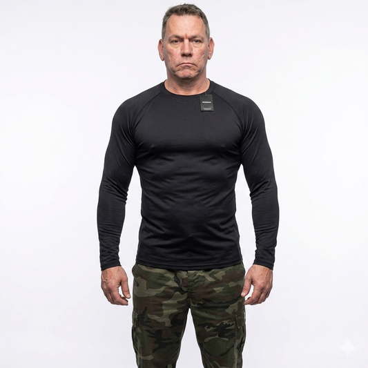 Тактическая терморубашка Ferrino Tactical Shield (Black) 6XL в магазине для рыбалки Ferrino