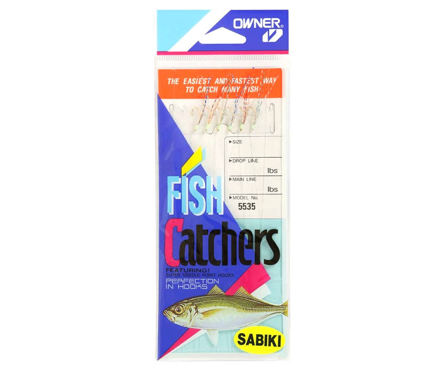 Морская оснастка Owner 5535 Sabiki Mackerel Fish Skin №10, 6 крючков
