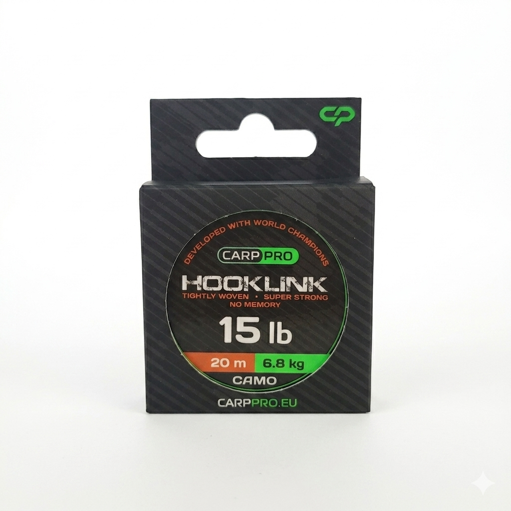 Carp Pro Hooklink (Camo) 15lb в магазине для рыбалки Carp Pro