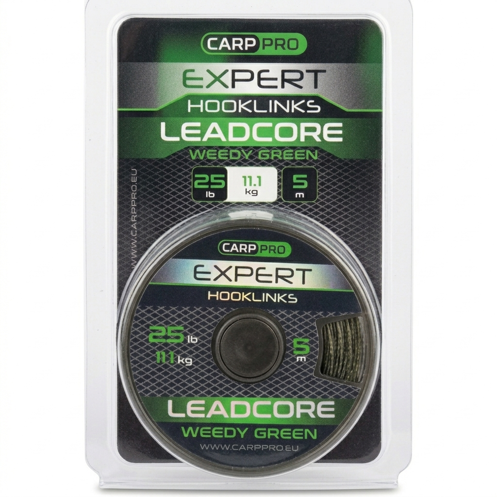 Carp Pro Expert Leadcore (Weedy Green) 25lb в магазине для рыбалки Carp Pro