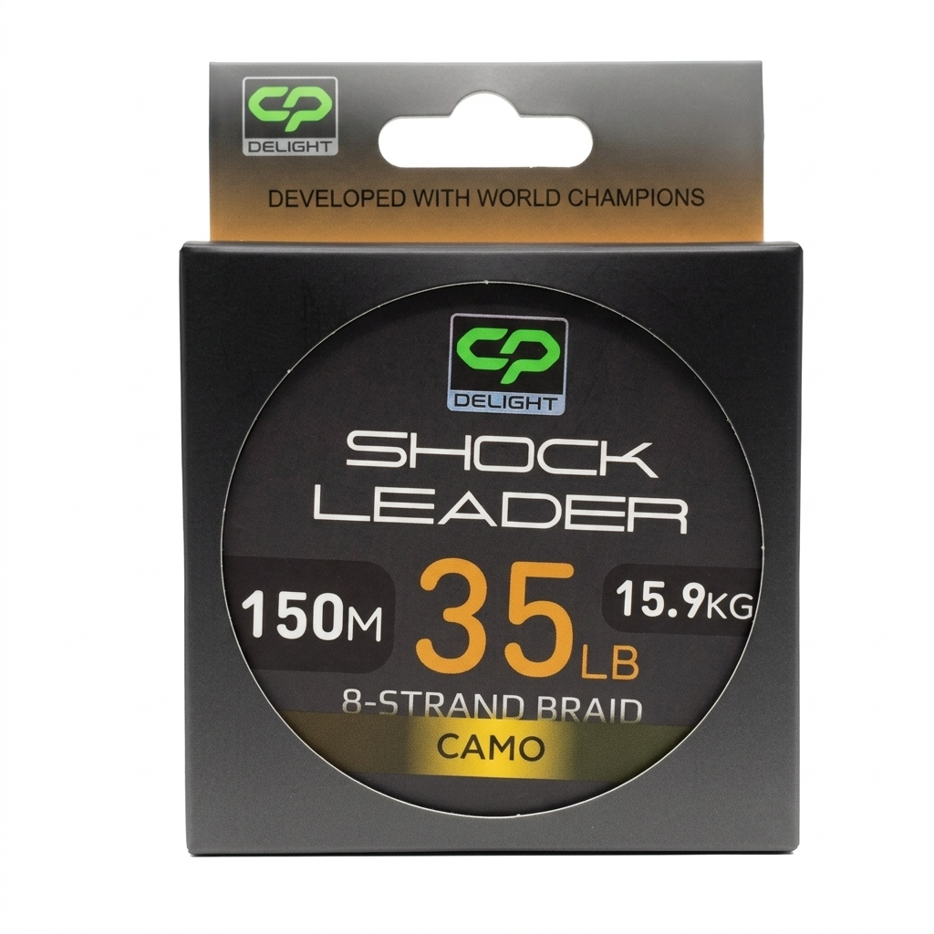 Carp Pro Delight Shock Leader (Camo) 35lb в магазине для рыбалки Carp Pro
