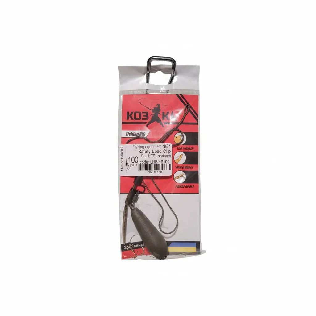 Безопасная клипса Safety Clip 100g (готовый монтаж) 1шт. в магазине для рыбалки Technocarp