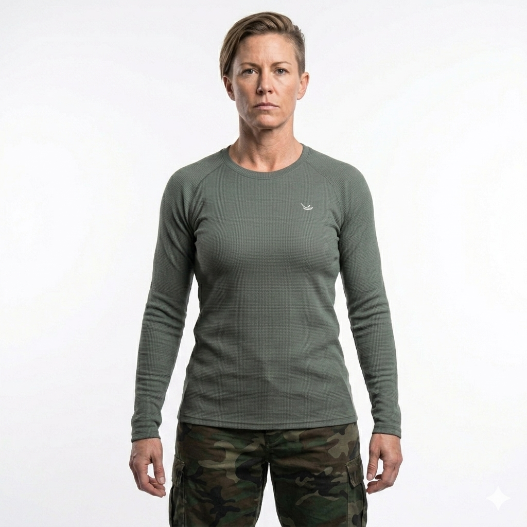 Тактическая термофутболка Ferrino Tactical Shield (Olive Drab) в магазине для рыбалки Ferrino