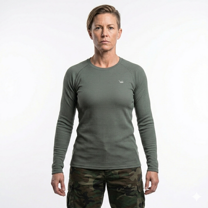 Тактическая термофутболка Ferrino Tactical Shield (Olive Drab) в магазине для рыбалки Ferrino
