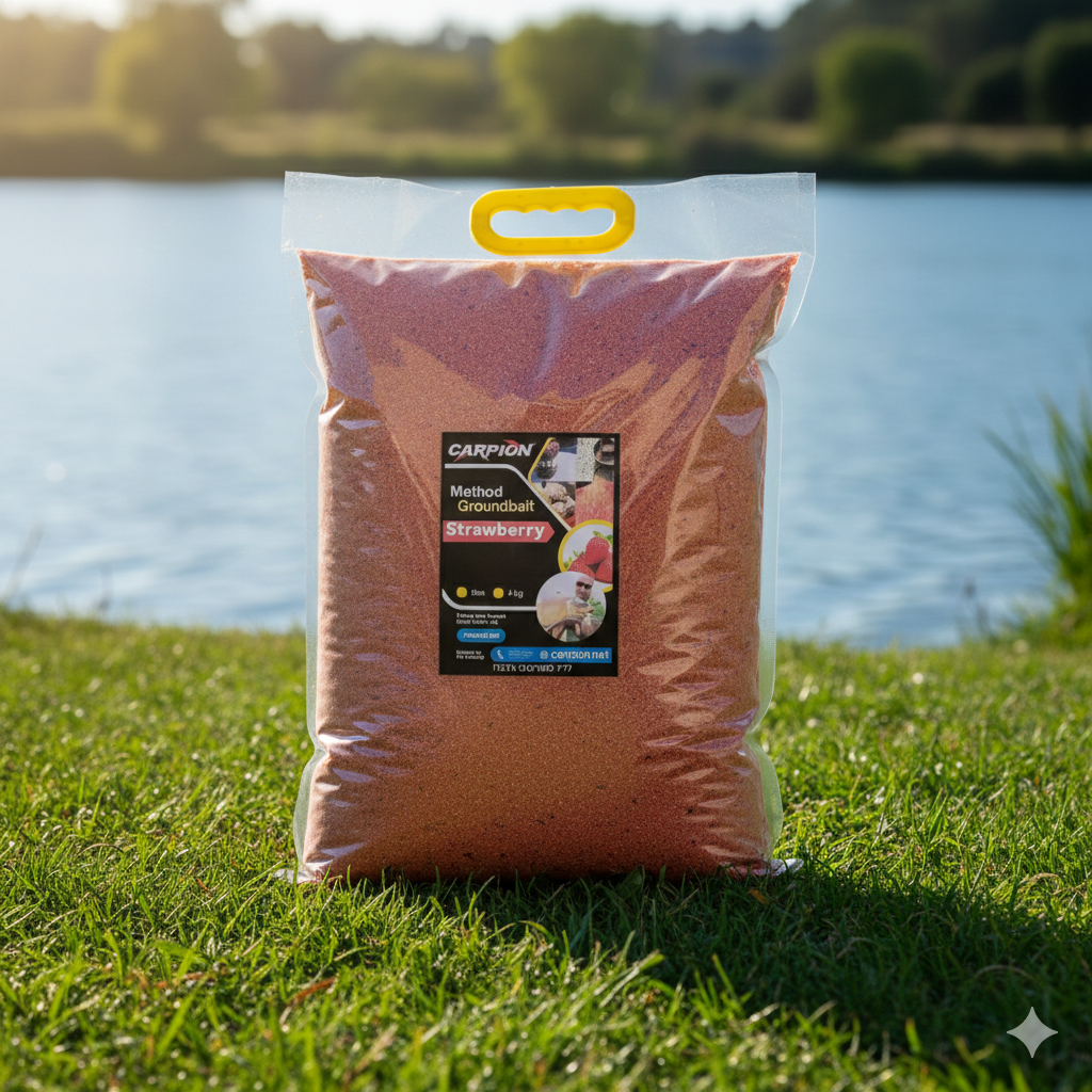 Прикормка микс Strawberry - Клубника в магазине для рыбалки Carpion