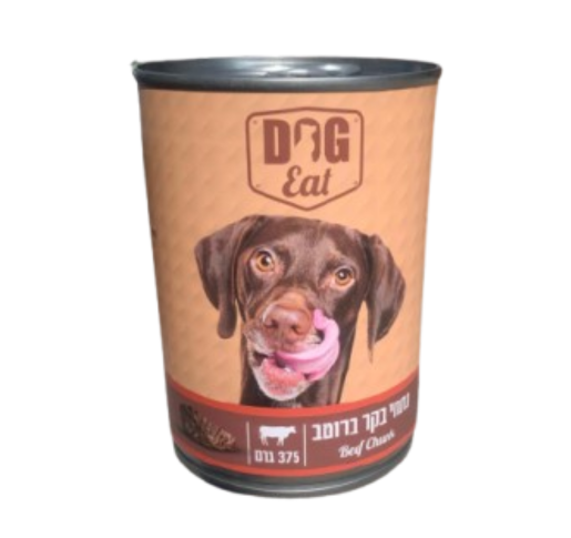 Dog Eat — Кусочки говядины в соусе в магазине для рыбалки Dog Eat