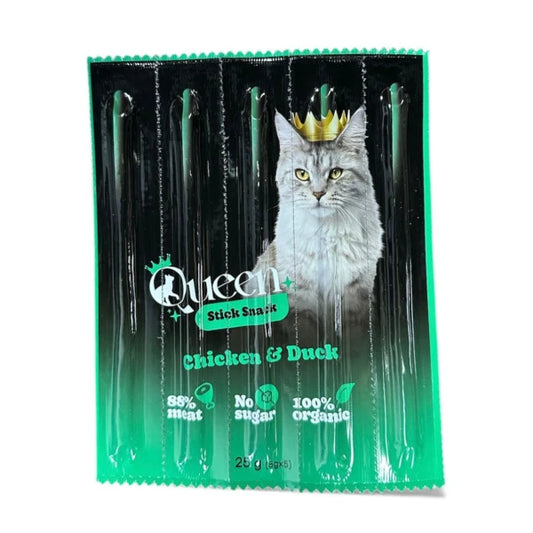 Queen Stick Snack: Лакомство для кошек (Курица и Утка) в магазине для рыбалки Queen