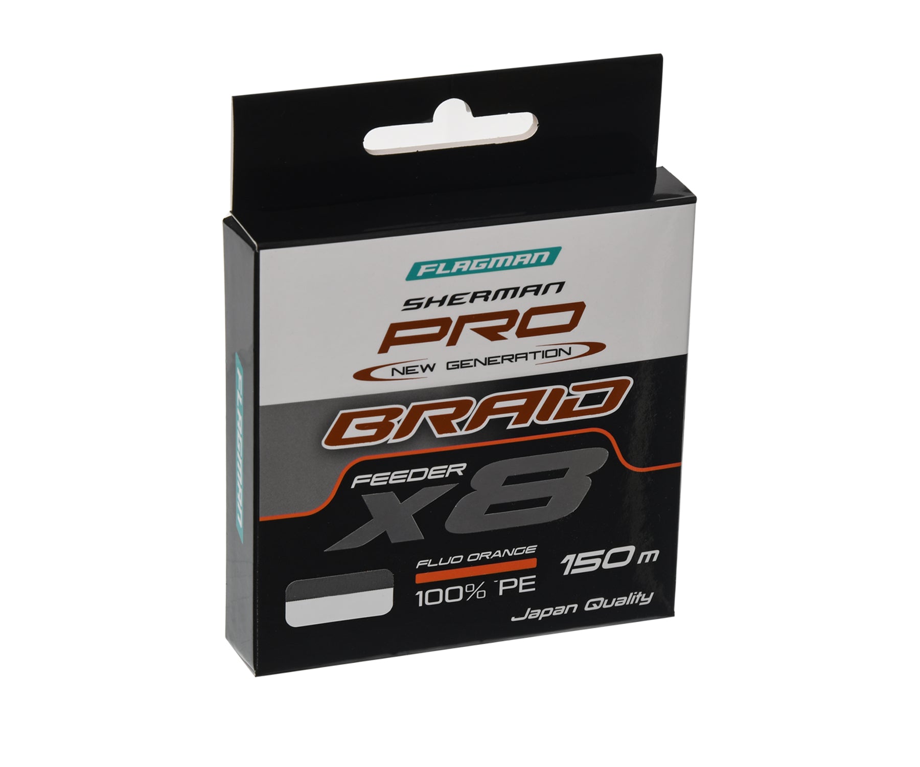 Шнур Flagman Sherman Pro NG Braid X8 Fluo Orange 150м в магазине для рыбалки Flagman