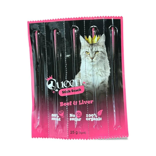 Queen Stick Snack: Лакомство для кошек (Говядина и Печень) в магазине для рыбалки Queen