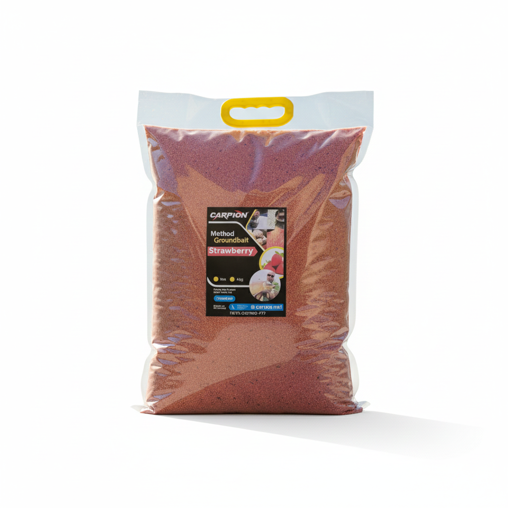 Прикормка микс Strawberry - Клубника 4kg в магазине для рыбалки Carpion