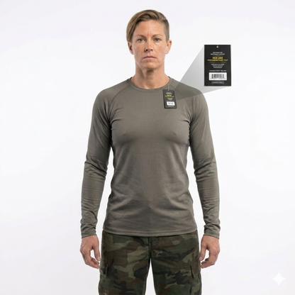 Тактическая термофутболка Ferrino Tactical Shield (Olive Drab) в магазине для рыбалки Ferrino