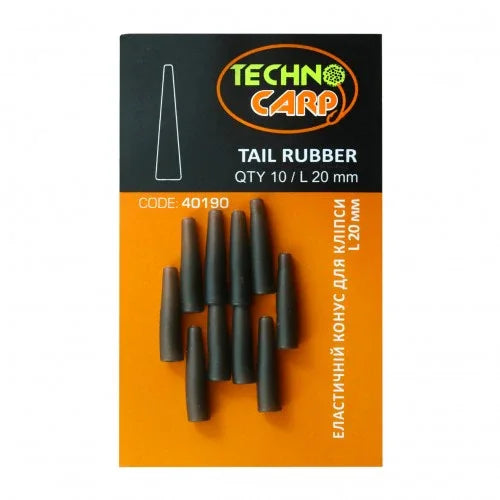 Конус резиновый L20mm уп. 10 шт. Technocarp חנות דייג