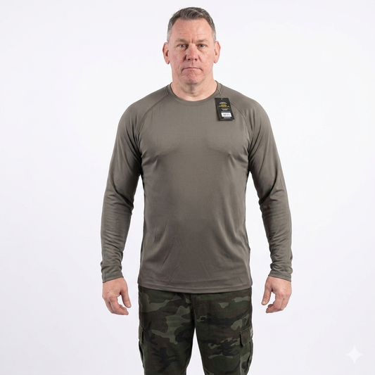 Тактическая термофутболка Ferrino Tactical Shield (Olive Drab) 6XL в магазине для рыбалки Ferrino