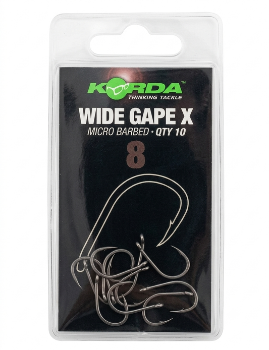 Крючки Korda Wide Gape X №8 в магазине для рыбалки Korda
