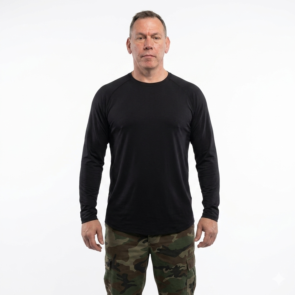 Тактическая футболка Red Line: Elite Performance (Black) в магазине для рыбалки Red line