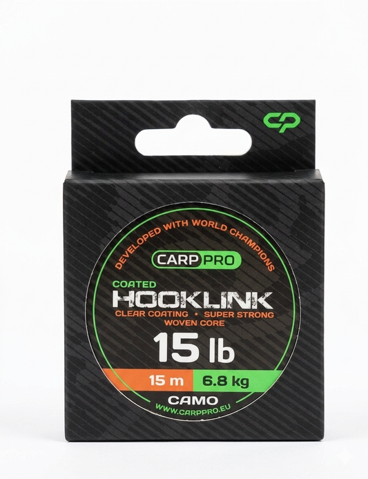 Carp Pro Coated Hooklink (Camo) 15lb в магазине для рыбалки Carp Pro