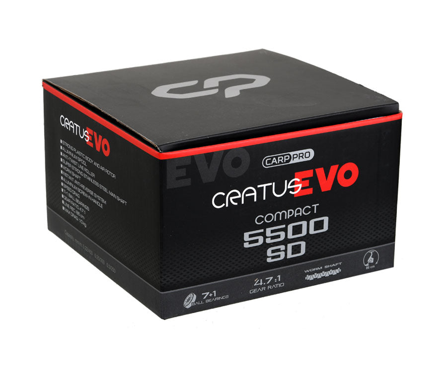 Катушка Carp Pro Cratus Evo Compact 5500 SD в магазине для рыбалки Carp Pro