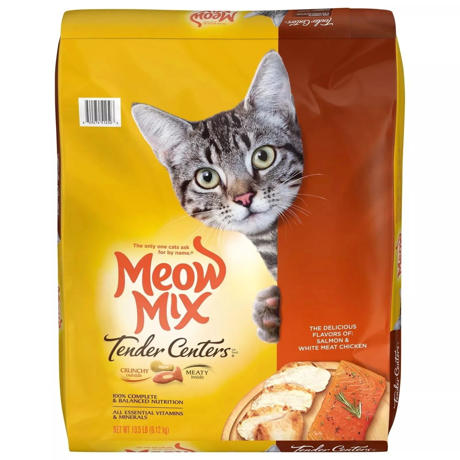Meow Mix Tender Centers (Salmon & White Meat Chicken) в магазине для рыбалки Meow Mix