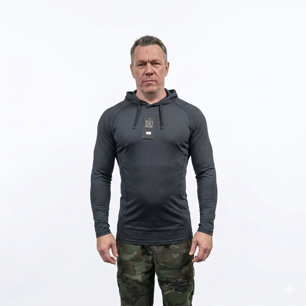 Red Line Performance Long Sleeve (Black) в магазине для рыбалки Ferrino